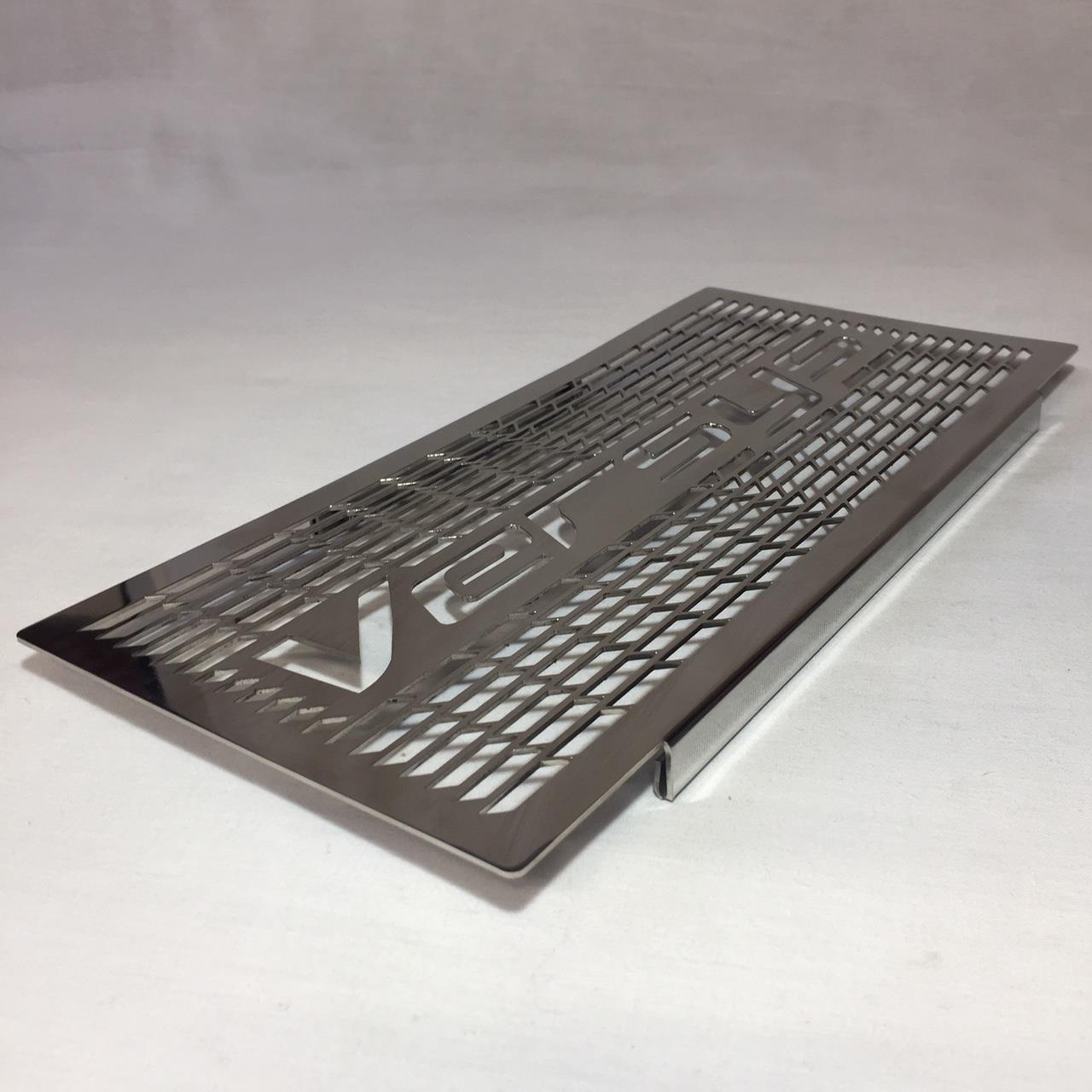 Kawasaki Verys 650 chrome radiator guard 2015-2023