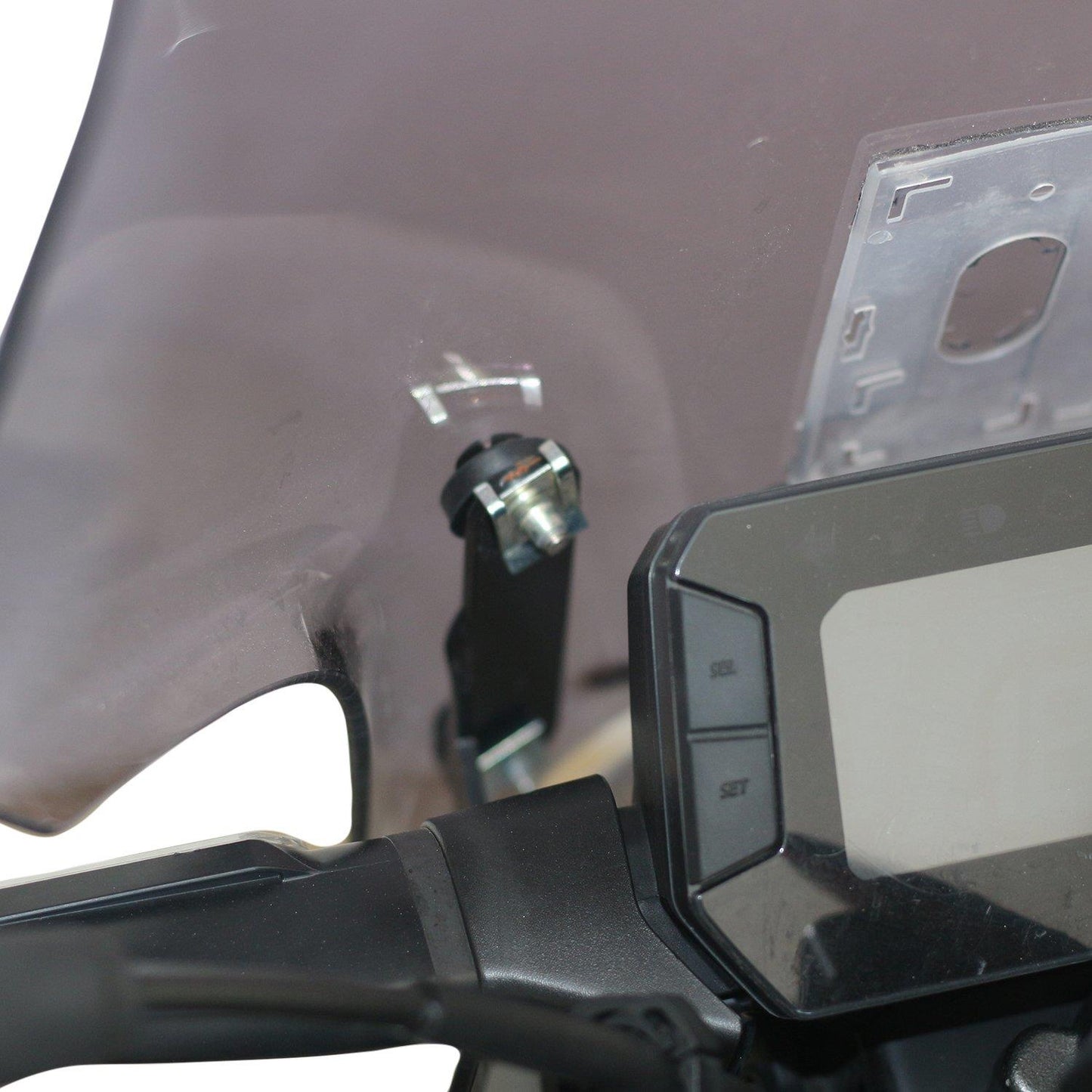 Honda CB125R touring smoke windscreen 49 cm 18-23