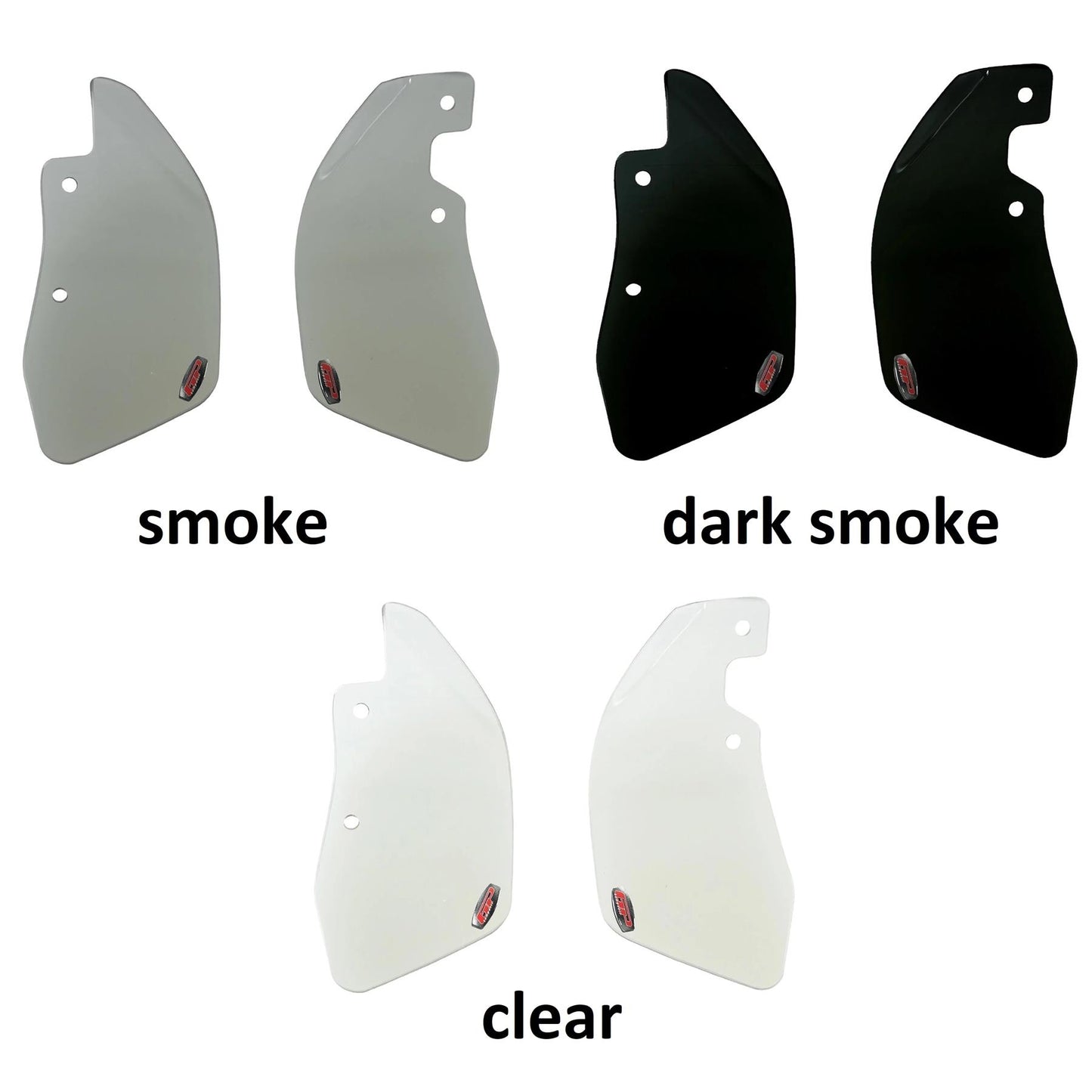 BMW R1150GS side wind deflector pair clear 99-05