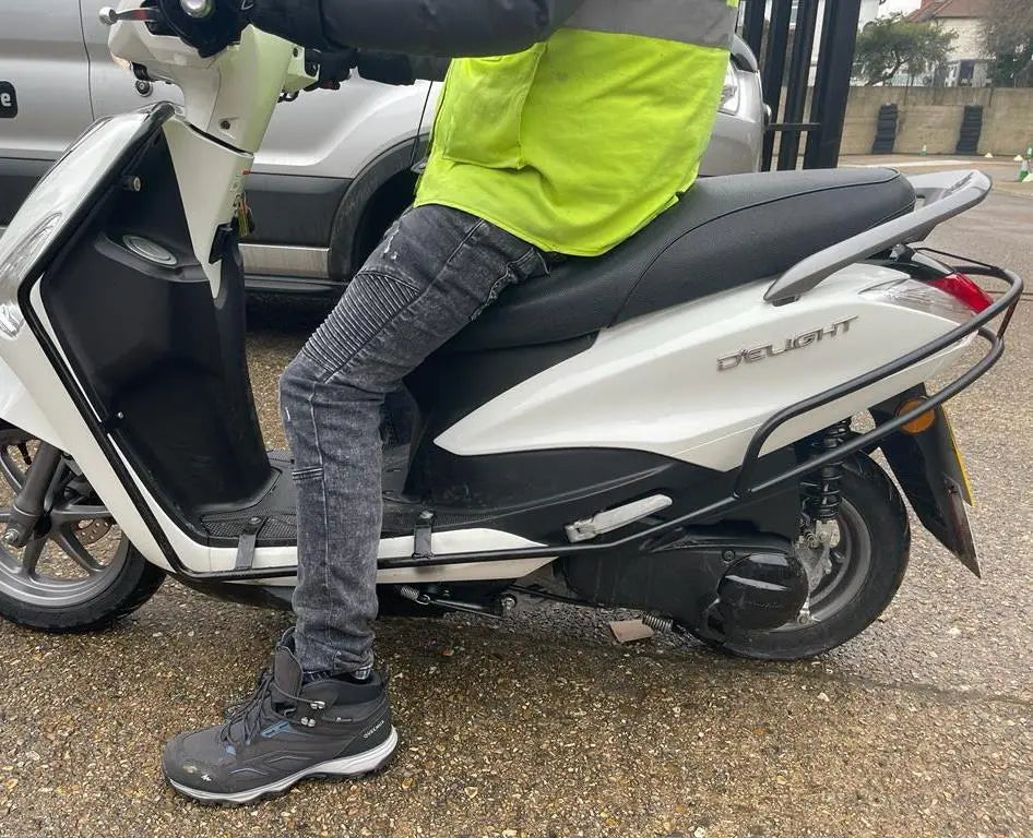 Yamaha Delight 125 crash bars full fairing guards 17-20