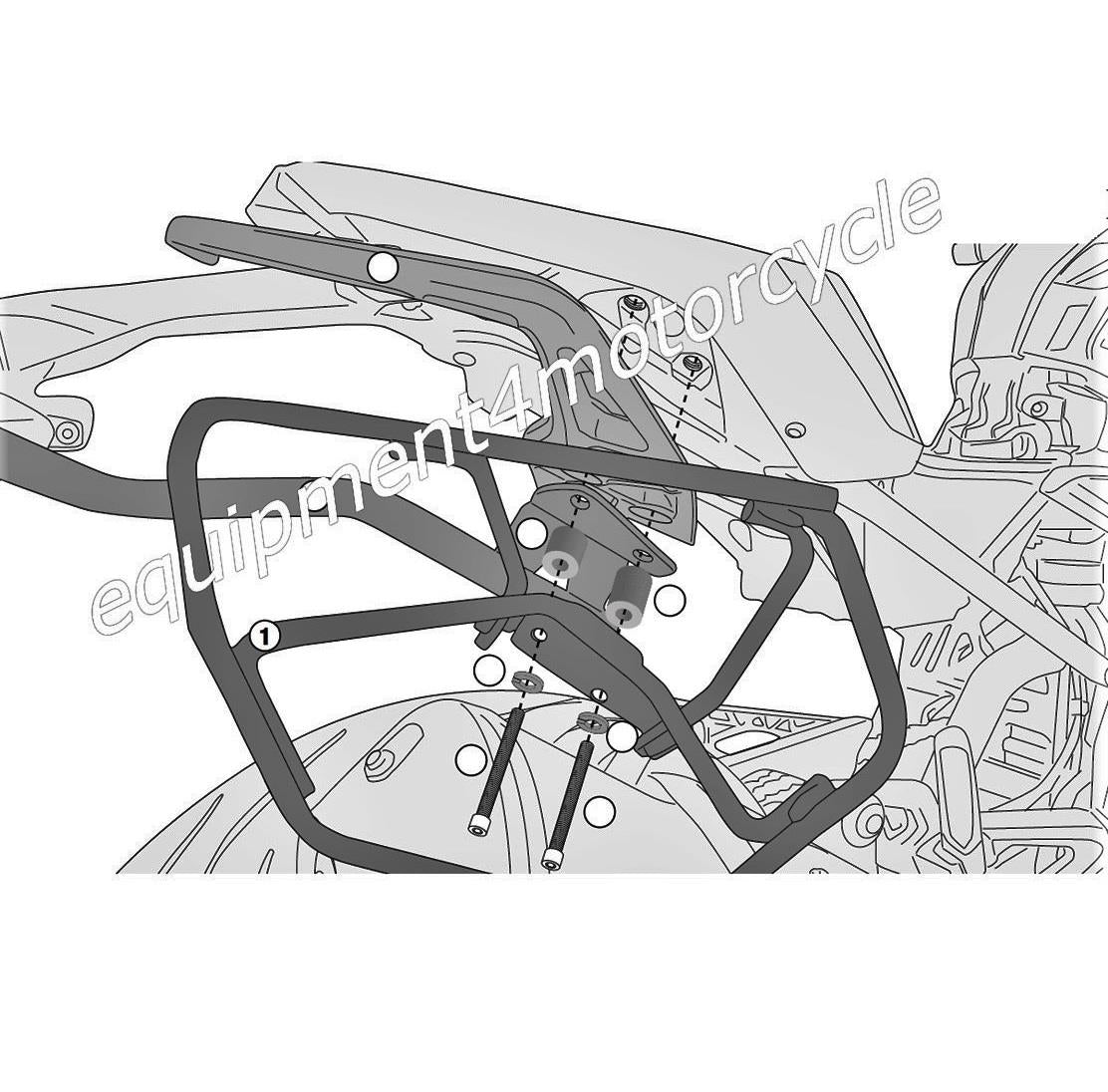 BMW G310R Pannier Racks Soft Pannier Bags Holders 17-23