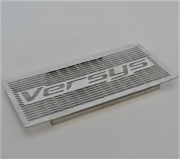 Kawasaki Verys 650 chrome radiator guard 2015-2023