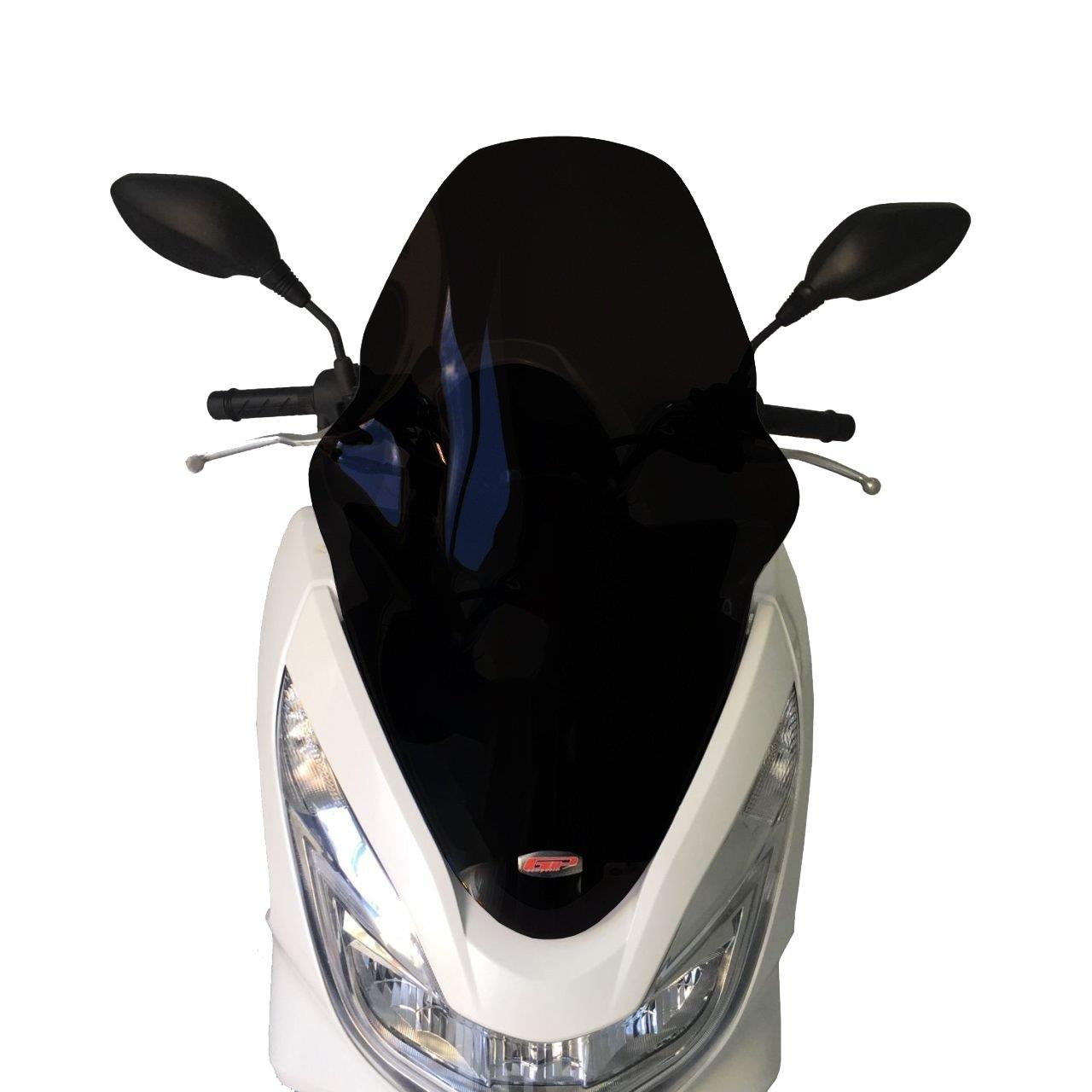 Honda PCX 125 touring dark smoke 60 cm windscreen 2010-13