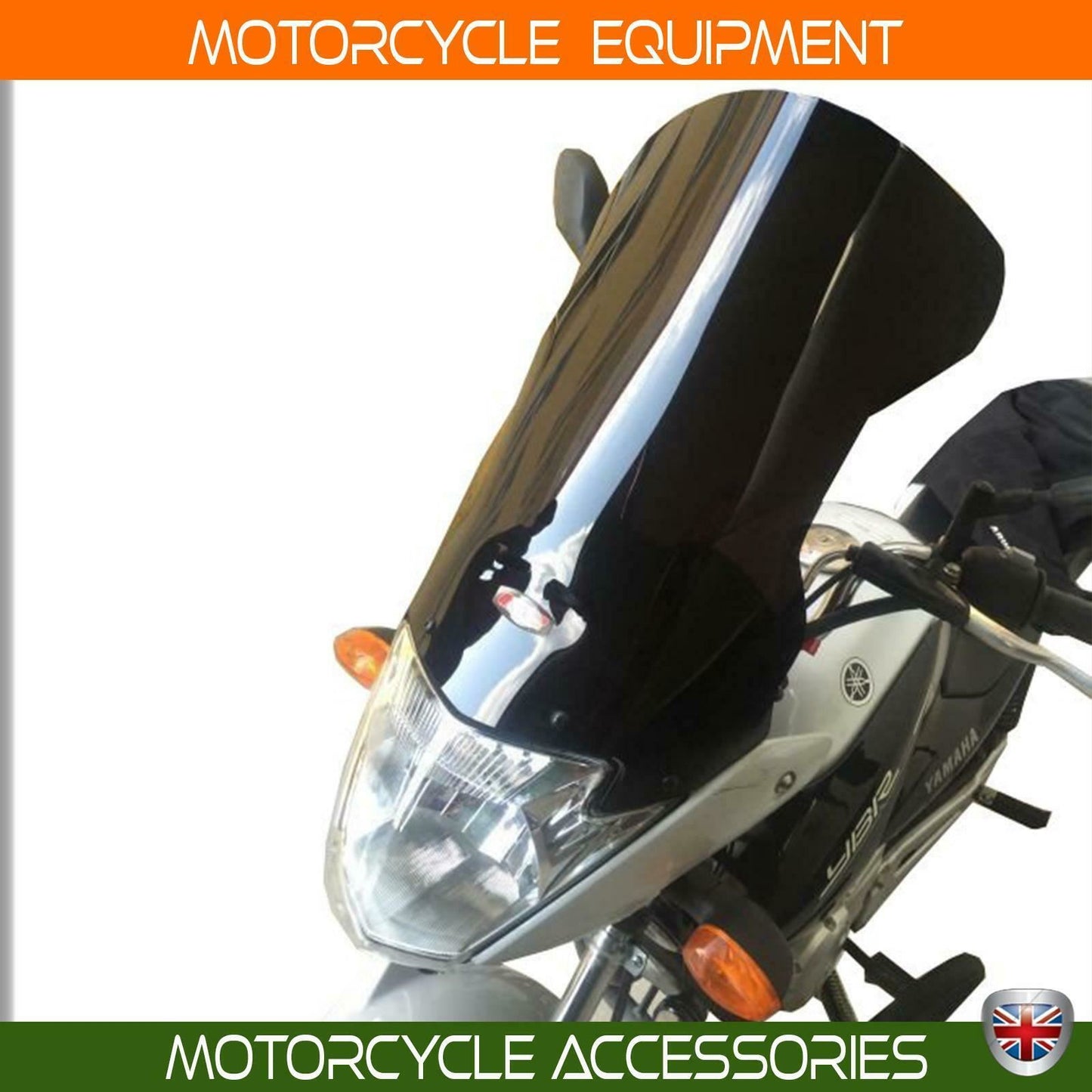Yamaha YBR 125 windscreen dark smoke 2011-17