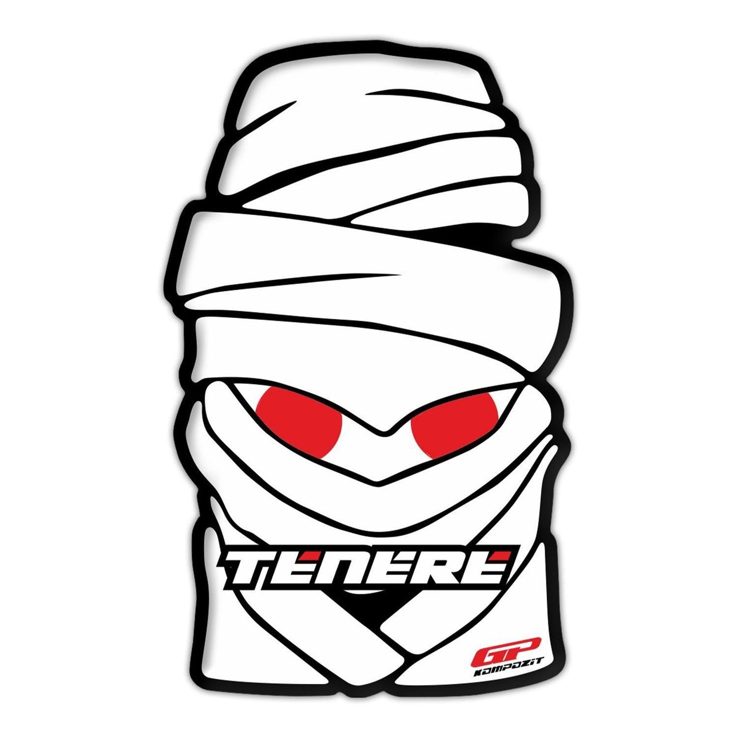 Tank Pad Sticker 3D Yamaha Tenere700