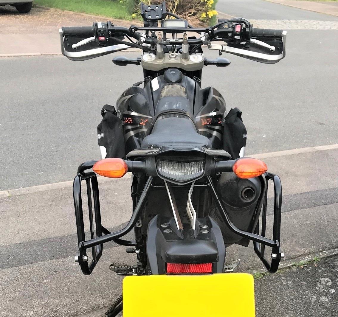 Yamaha WR250R WR250X Pannier Rack set for side luggage 08-23