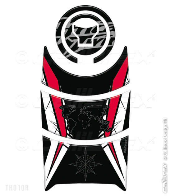 Afrıca Twın 1000l Tank Pad Protector Red/Black