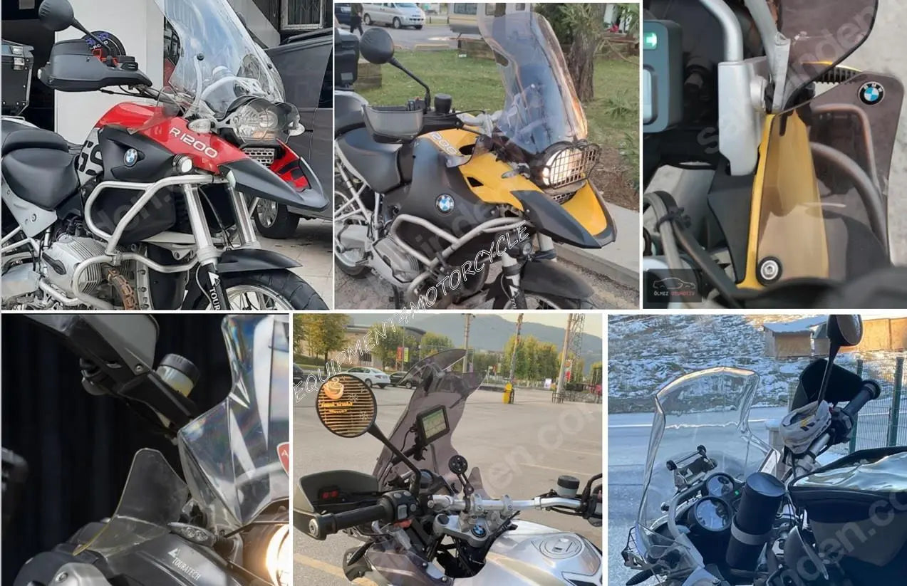 BMW R1200 GS Adventure wind deflectors pair 04-12 dark smoke