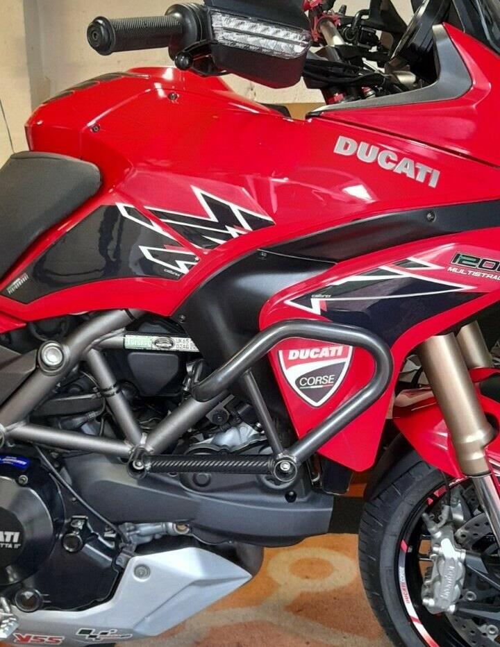 DUCATI MULTISTRADA 1200 RED FAIRING PROTECTION FULL SET 10-14