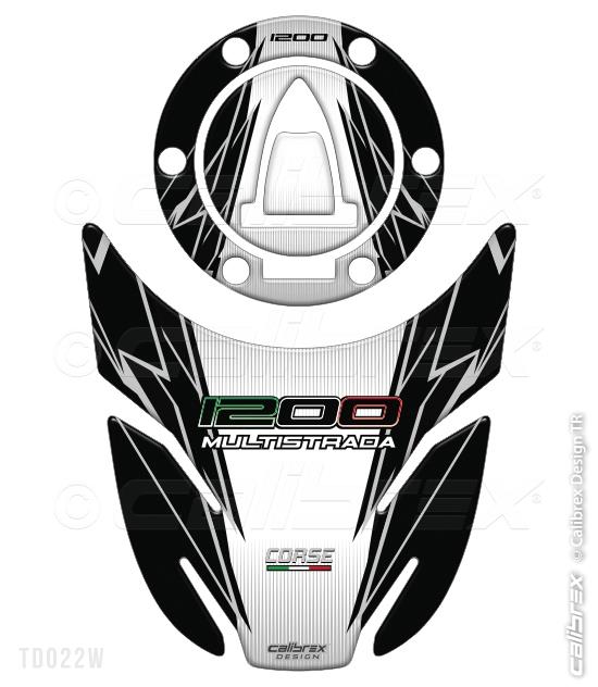DUCATI MULTISTRADA 1200 MIX COLOR FAIRING PROTECTION FULL SET 10-14