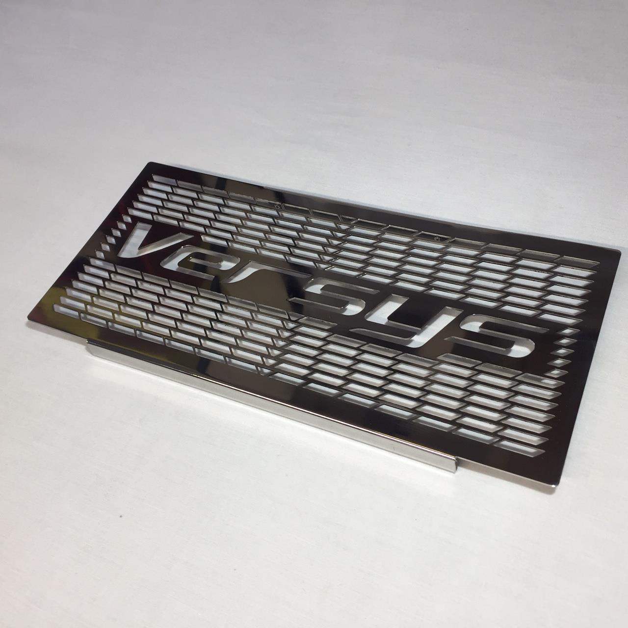 Kawasaki Verys 650 chrome radiator guard 2015-2023