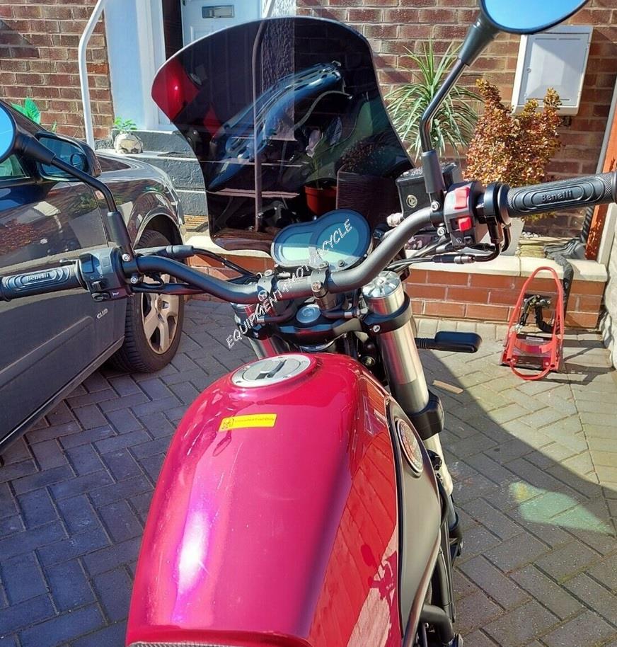 Benelli Leoncino 500 windscreen dark smoke 18-23