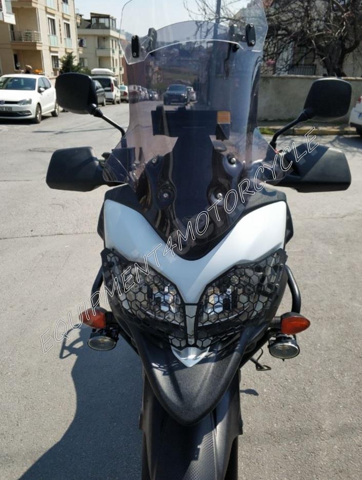 Suzuki DL650 Vstrom touring windscreen smoke 12-16