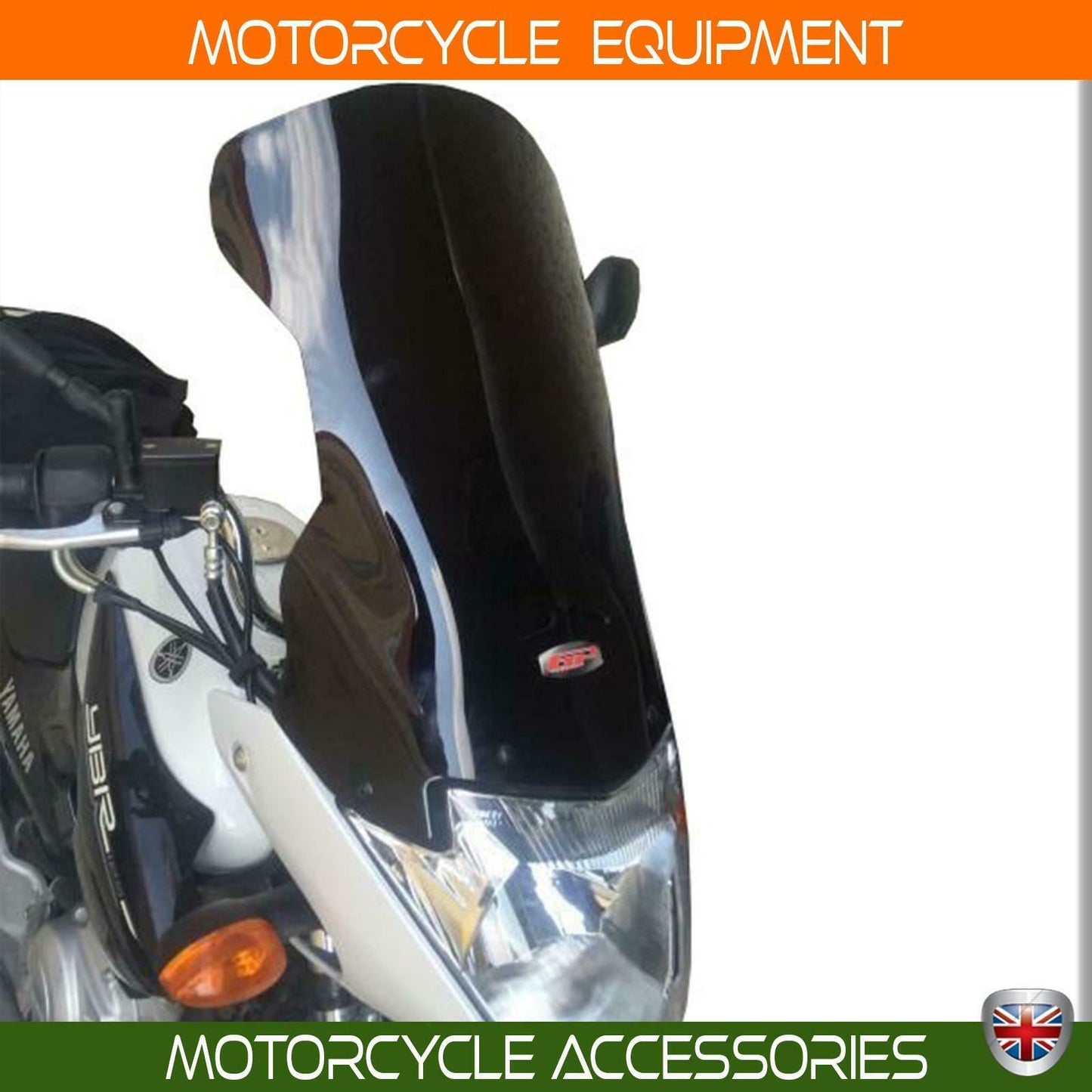 Yamaha YBR 125 windscreen dark smoke 2011-17