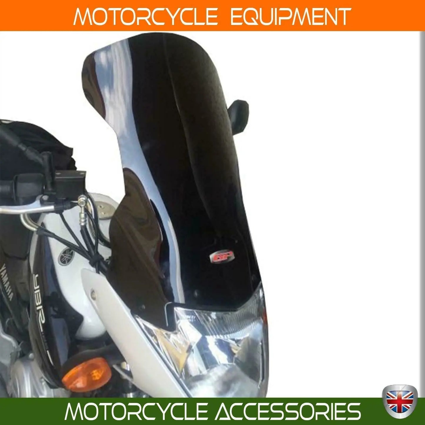 Yamaha YBR 125 windscreen dark smoke 2011-17