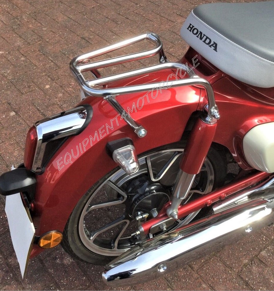 Honda Super Cub 125 C125A rear rack chrome color 18-21 SECOND NEW - Equipment4motorcycle