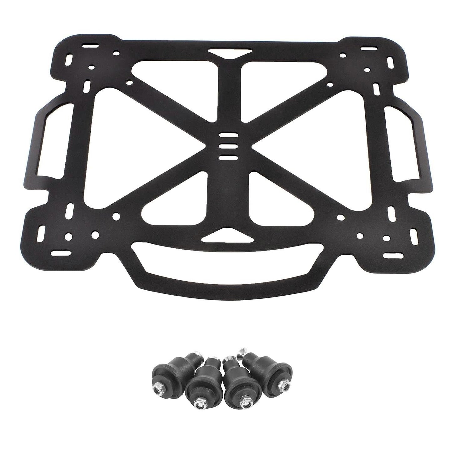 Motorcycle metal top box rack luggage rack extra carrier shelf for top case - Equipment4motorcycle