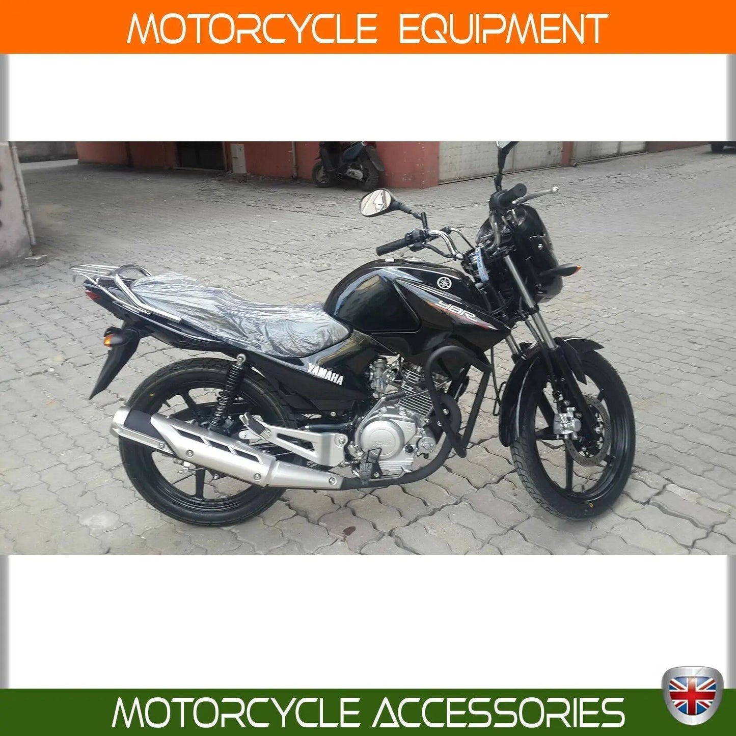 Yamaha YBR125 Engine Guard Crash Bar Protector 2005-16 - Equipment4motorcycle