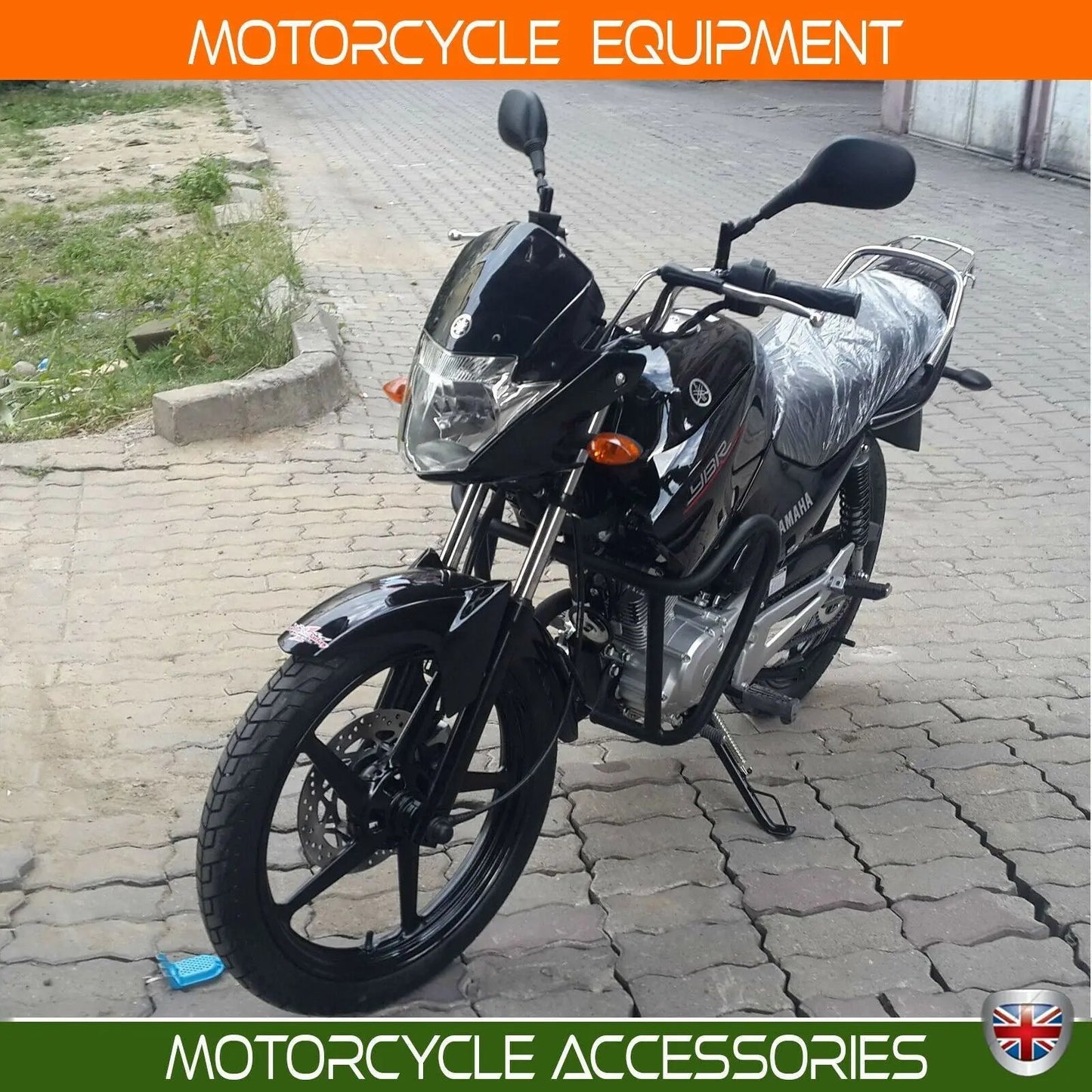 Yamaha YBR125 Engine Guard Crash Bar Protector 2005-16 - Equipment4motorcycle