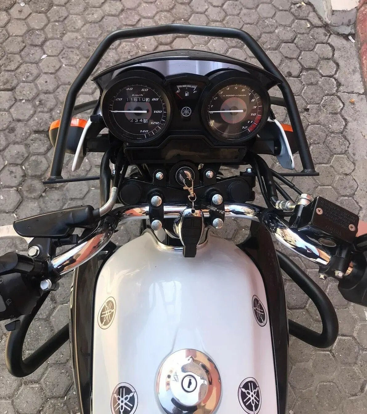 Yamaha YBR125 Engine Guard Crash Bar Protector 2005-16 - Equipment4motorcycle