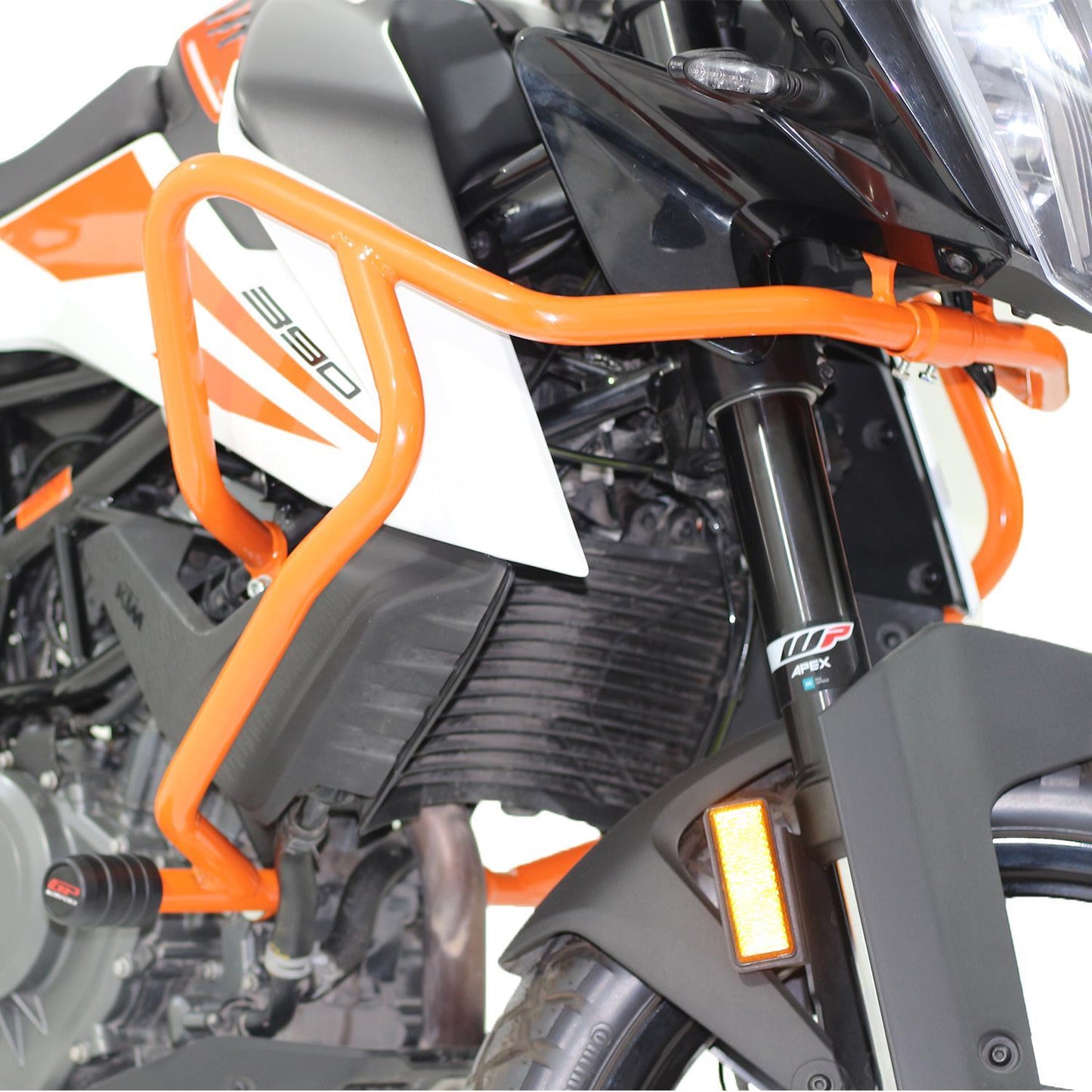 KTM 390 Adventure Crash Bars and Sliders 390 ADV Engine Guards from 2020 onwards Orange