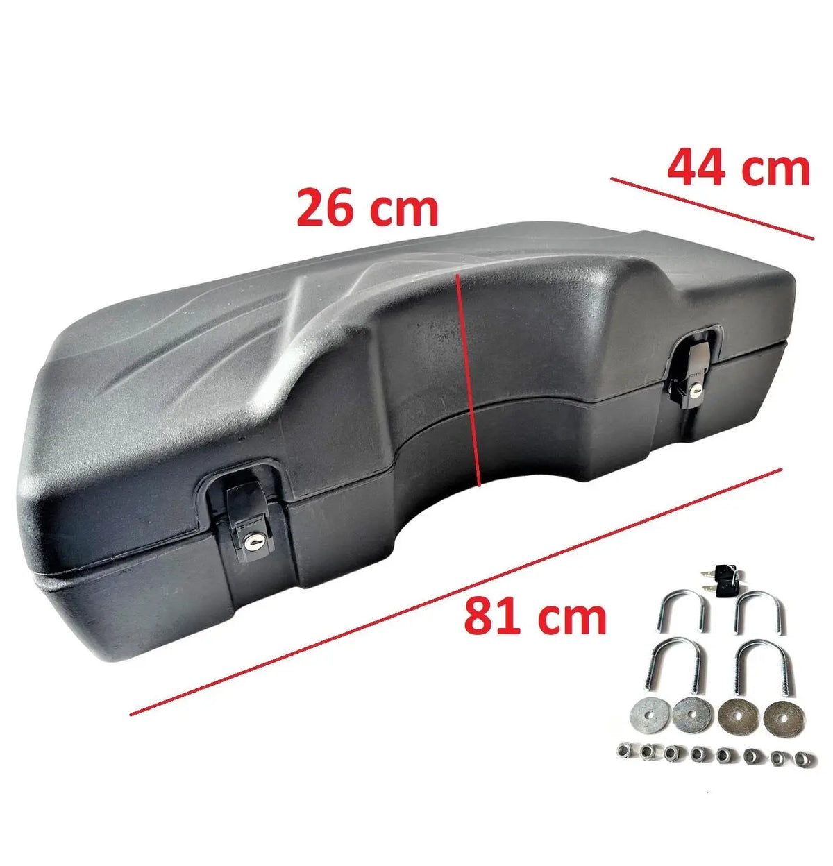 Quad Front Box QUAD ATV trunk cargo box 55L storage luggage