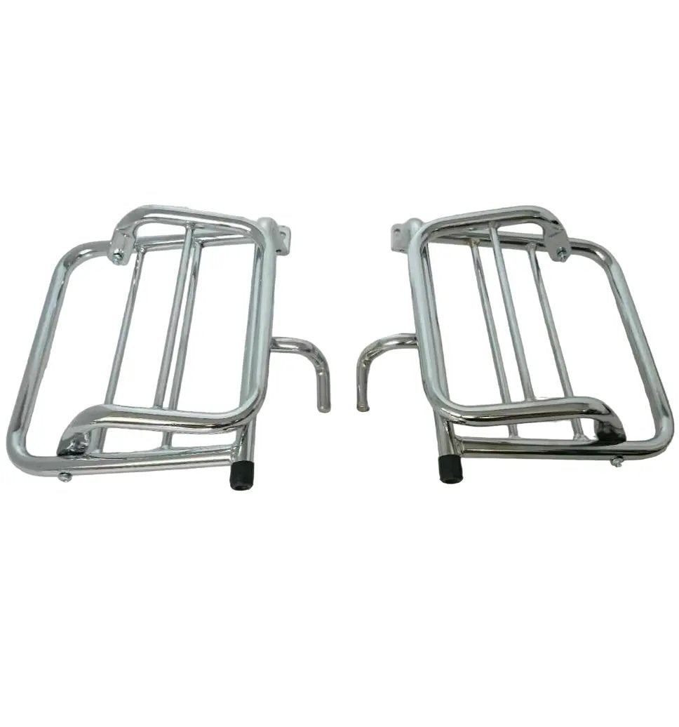 Yamaha YBR 125 pannier racks 2011-2017 chrome-coated