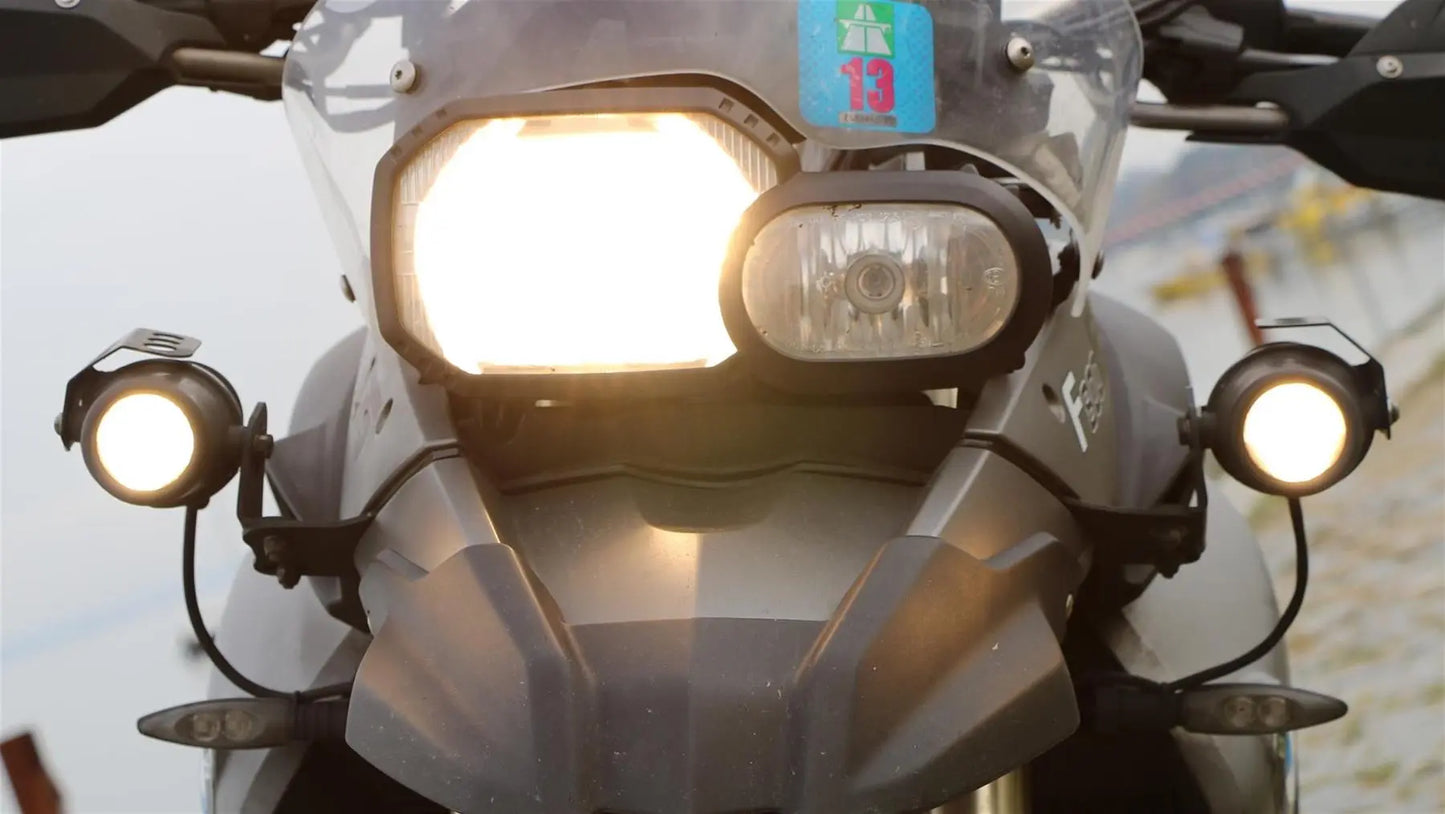 BMW F800 GS fog light mounting bracket pair 08-12