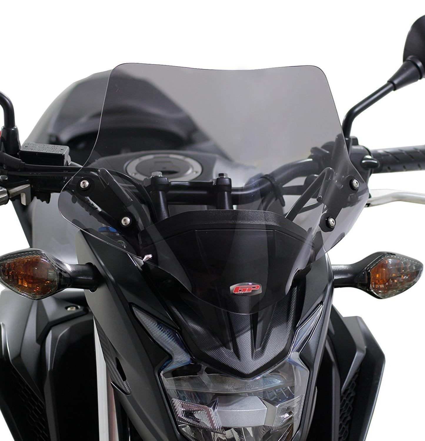 Honda CB500F windscreen 30 cm smoke 2013-18