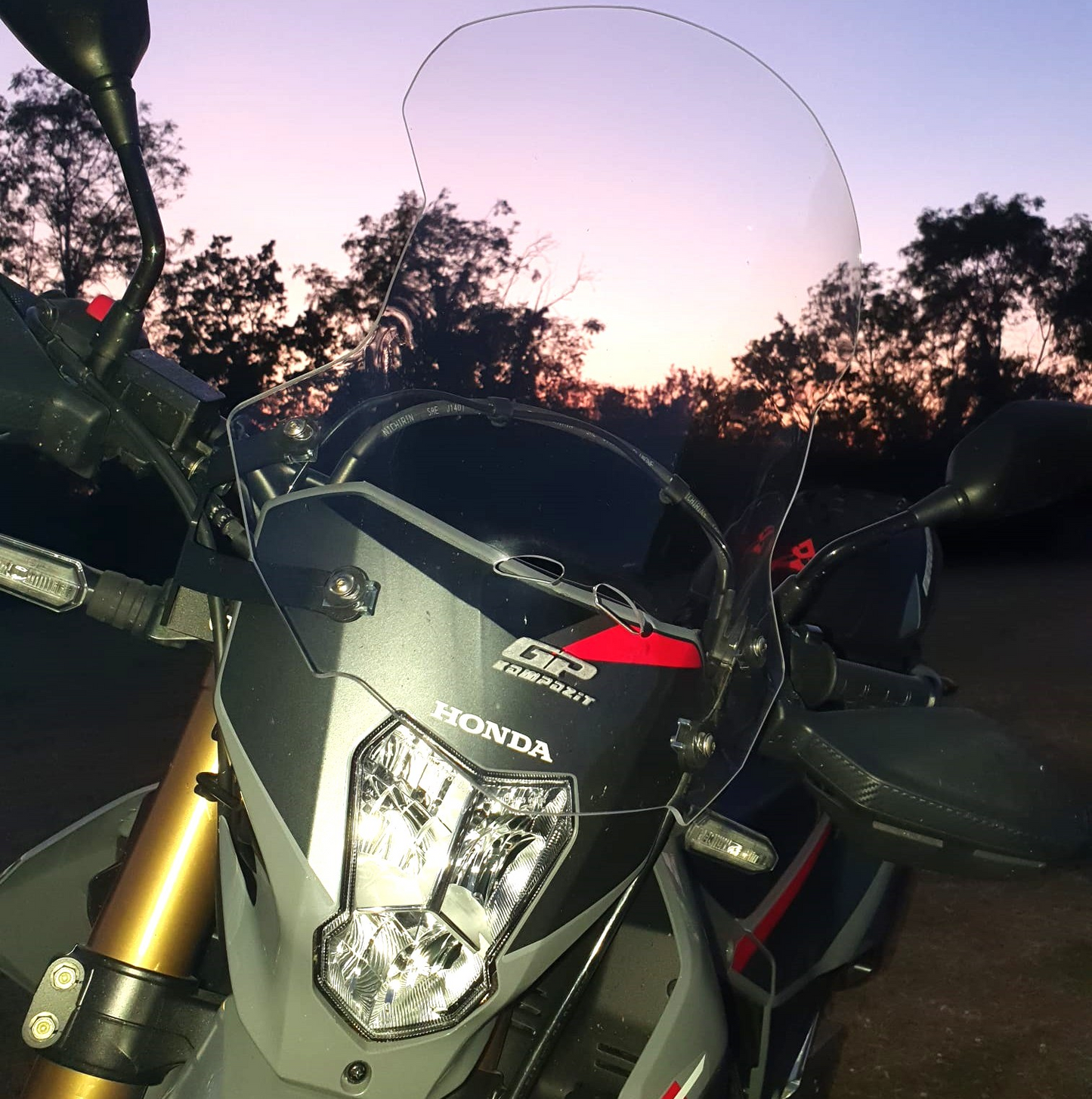 CRF300L CRF250L Windscreen Clear 48 cm 2012-2026