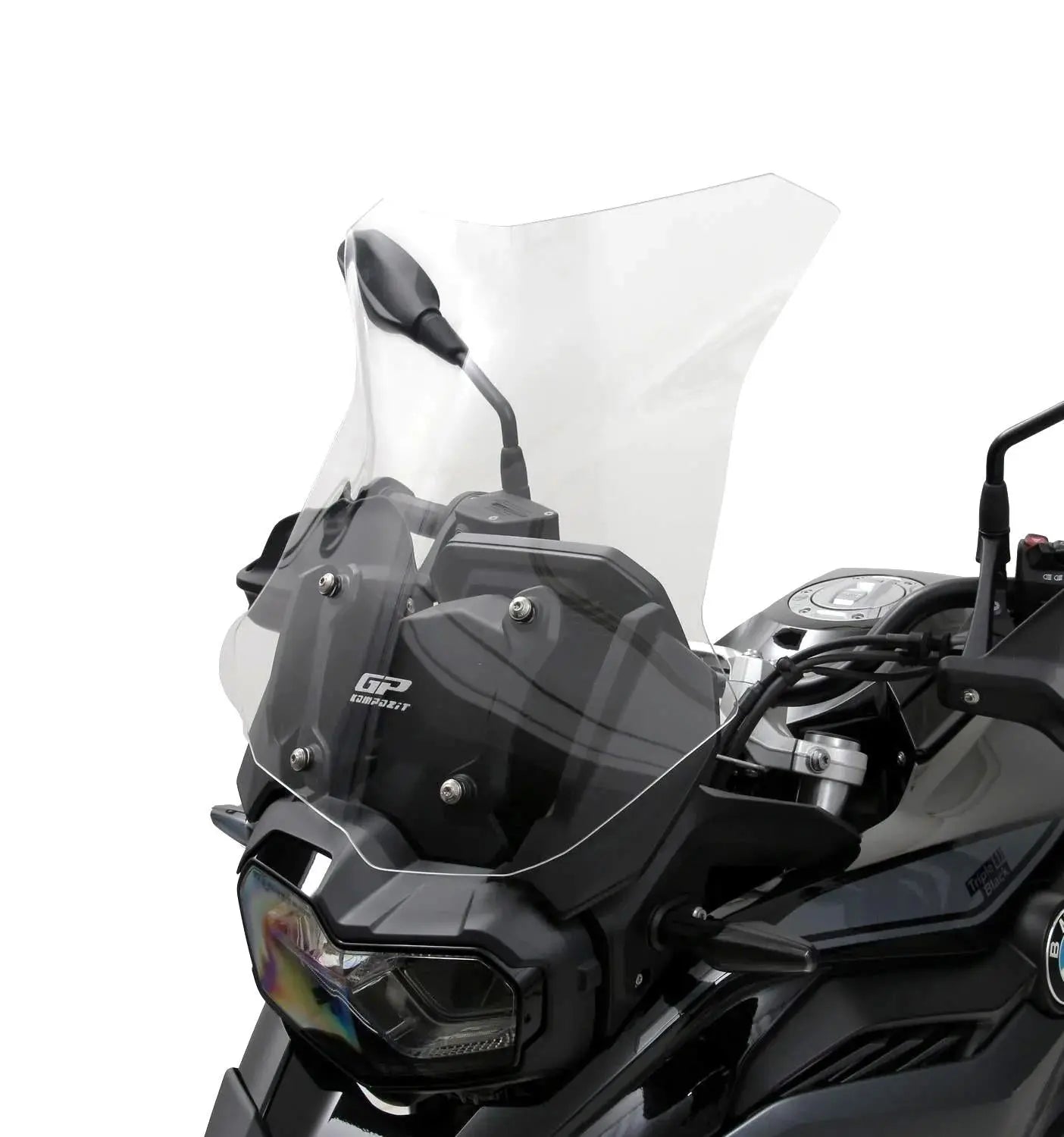 BMW F750GS windscreen 2018-23 clear 44 cm