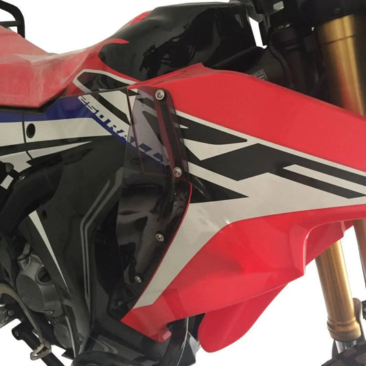 Honda CRF250 Rally Leg Guards Leg Wind Deflectors Smoke 2017-2020
