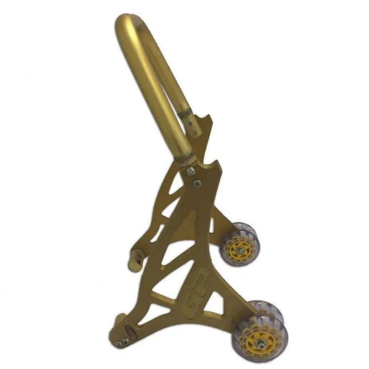 Front Motorcycle Paddock Stand Mono Block CNC Cut Gold Color