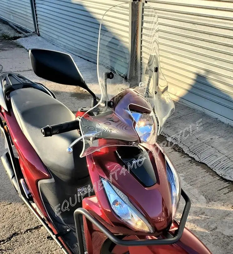 Honda Vision110 windscreen 17-22 clear covers hands 46 cm