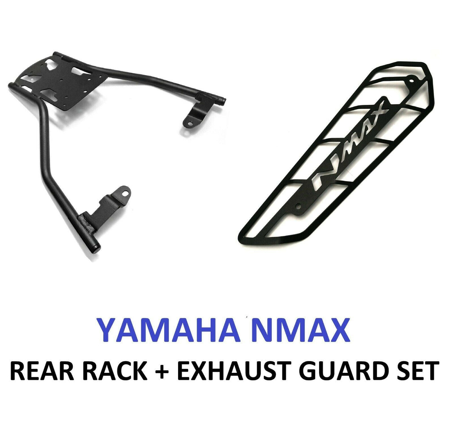 Yamaha NMAX rear rack luggage carrier + exhaust guard set