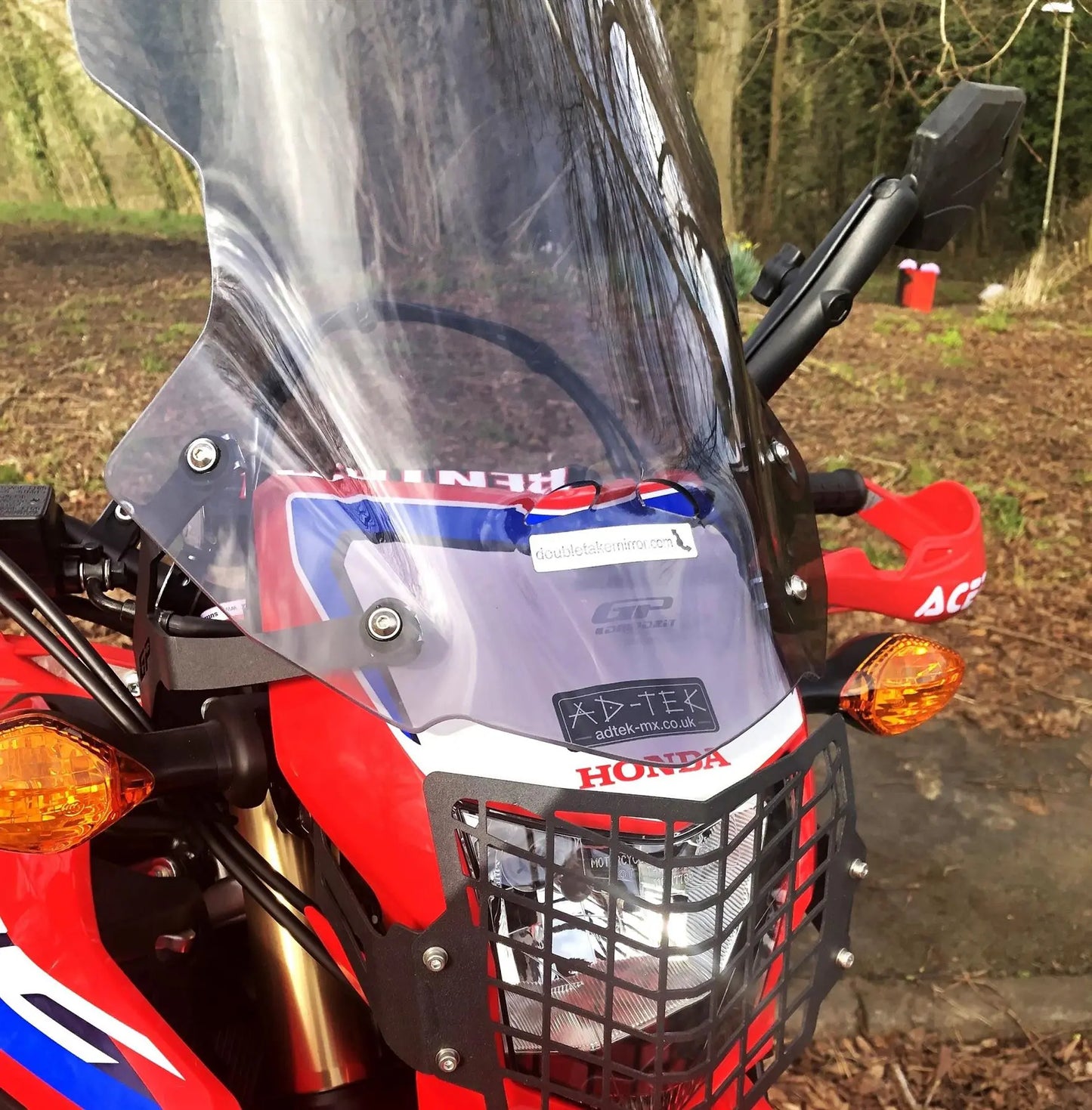 CRF250L CRF300L Windscreen 48 cm Smoke 2012-2024