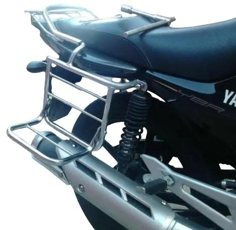 Yamaha YBR 125 pannier racks 2011-2017 chrome-coated