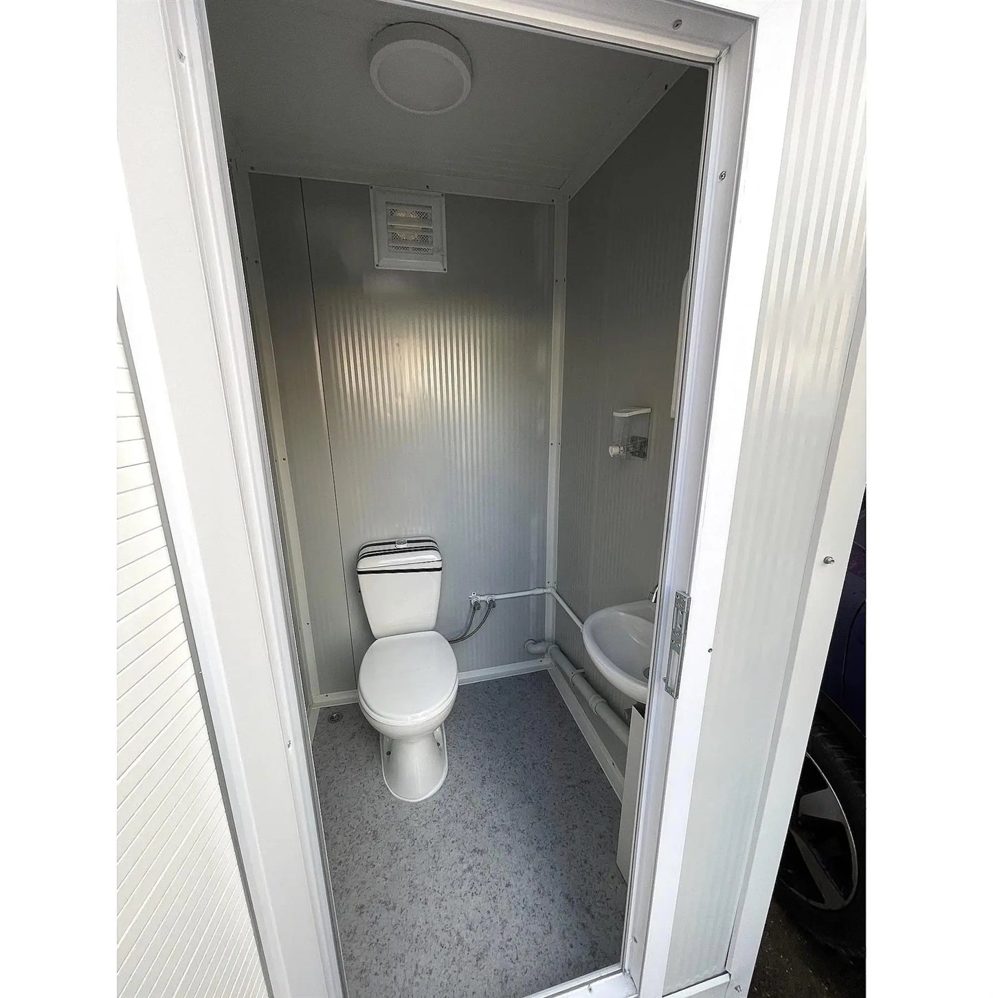 Portable Toilet Unit Welfare Cabin Modular Toilet Block 130x130 cm