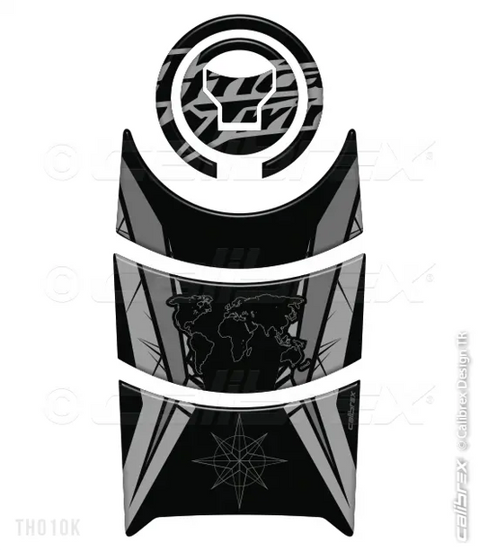 Afrıca Twin 1000l Tank Pad Protector Black