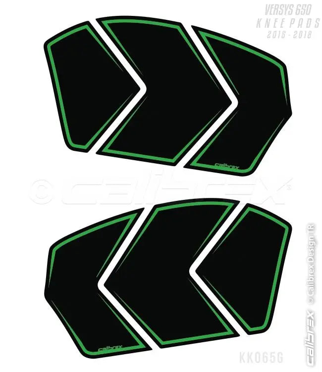 KAWASAKI VERSYS KLE 650 FAIRING PROTECTION SET GREEN 15-21