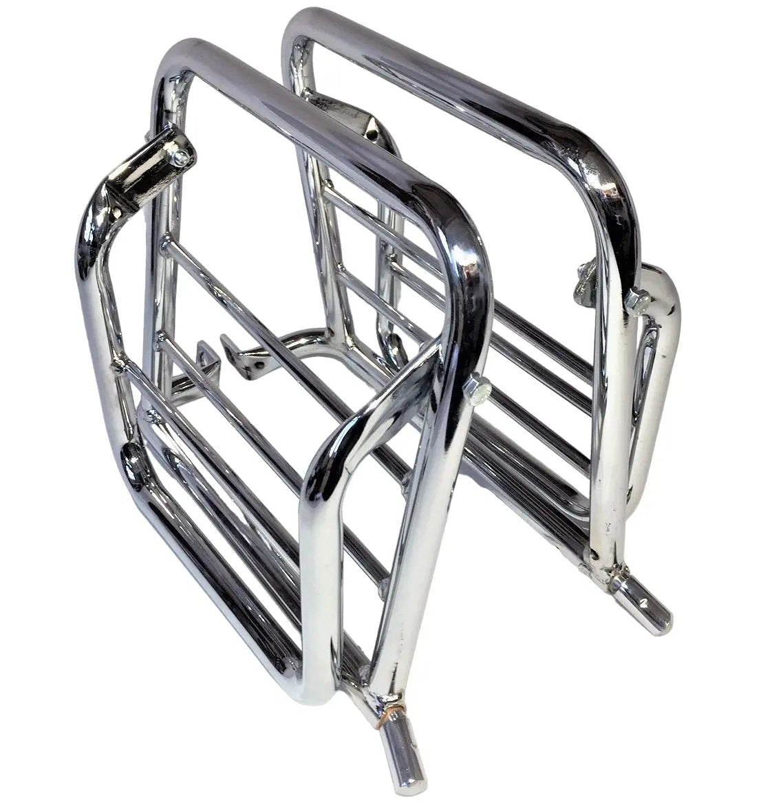 YAMAHA YBR 125 pannier racks chrome coated 2005-2010