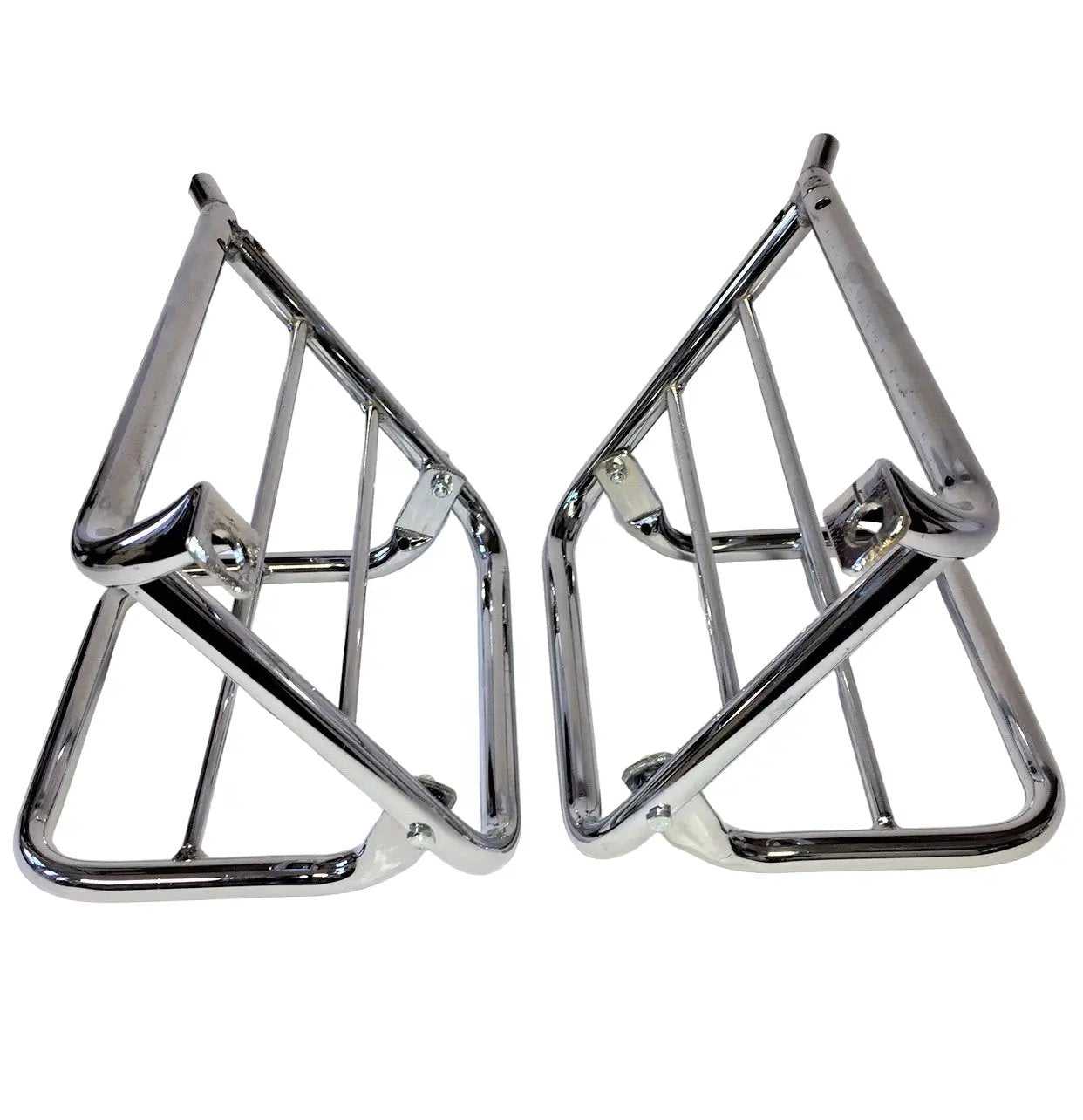 YAMAHA YBR 125 pannier racks chrome coated 2005-2010