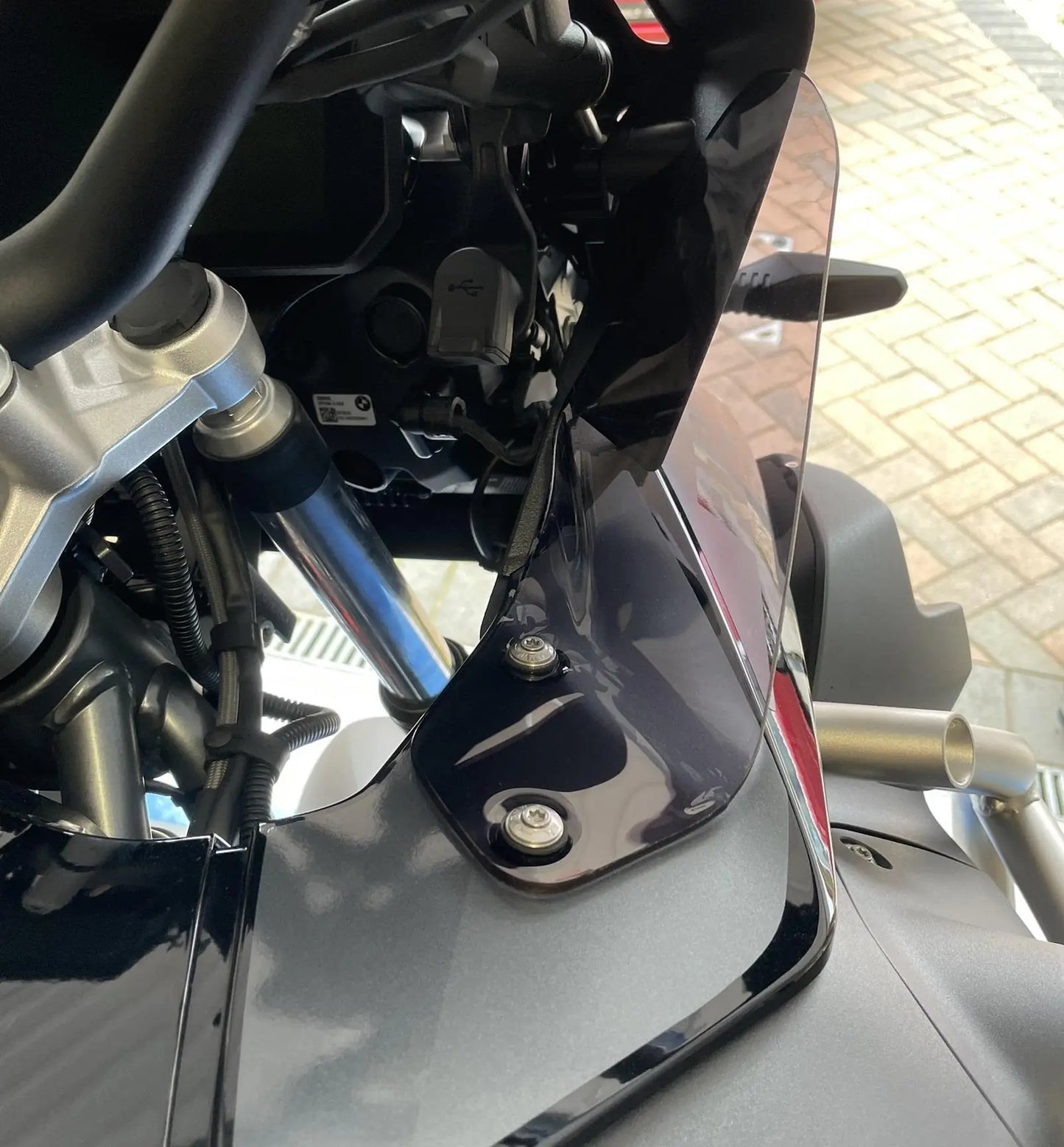 BMW R1200GS R1250GS side wind deflector set pair 13-23