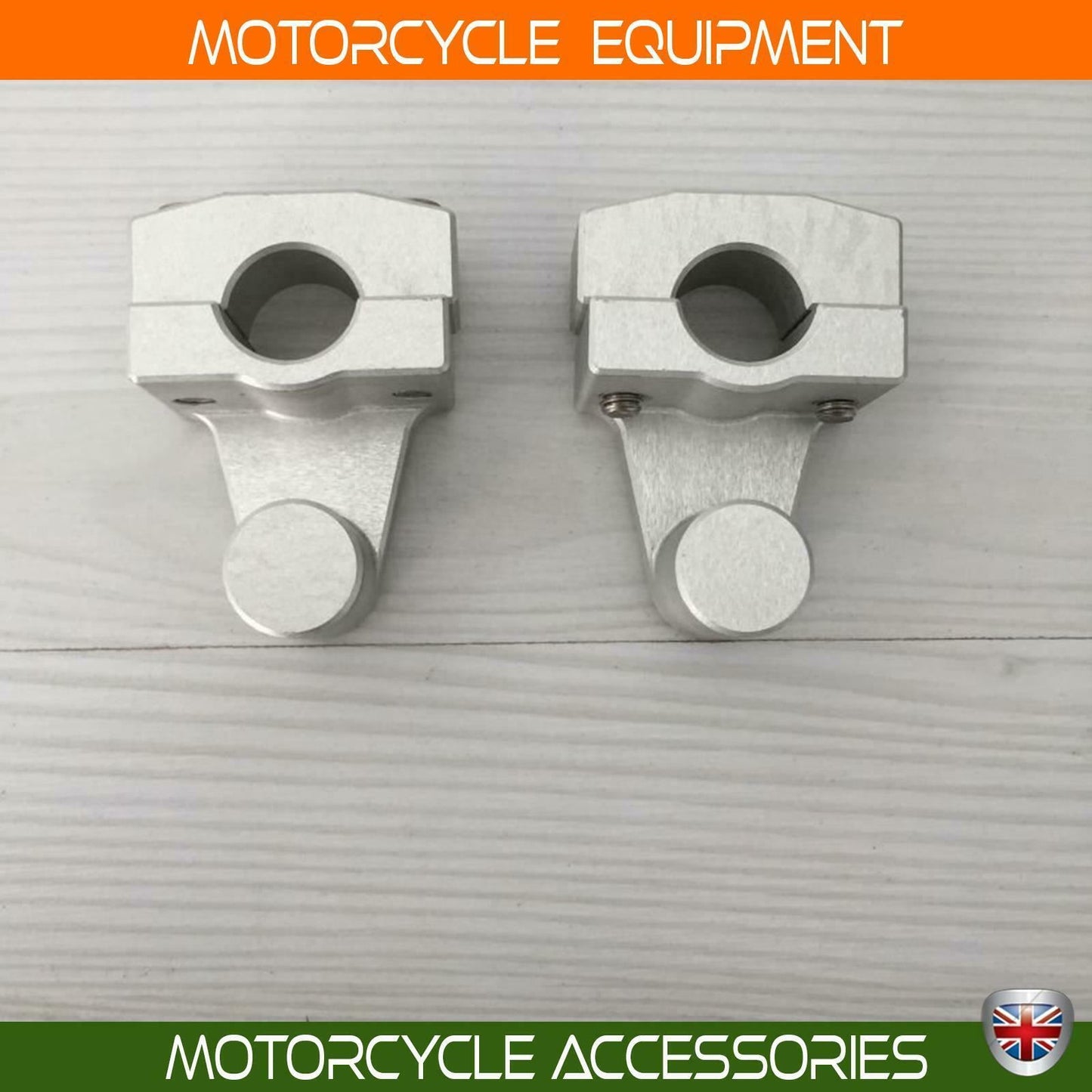 Motorcycle handle bar handle bar mount clamps riser