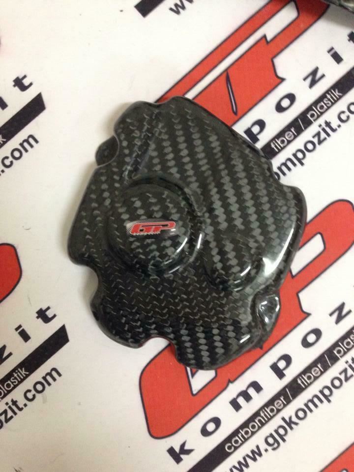 Kawasaki ZX10R engine cover protector 2011 ON carbon fiber