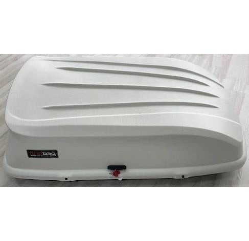 Car Roof Box Cargo Luggage Travel Box 370 LT Matt White