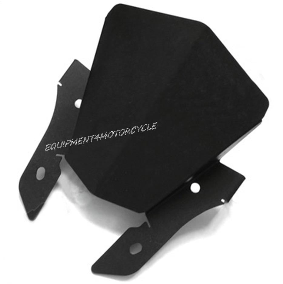 MT07 Small Windscreen Cover Black Wind deflector 14-17