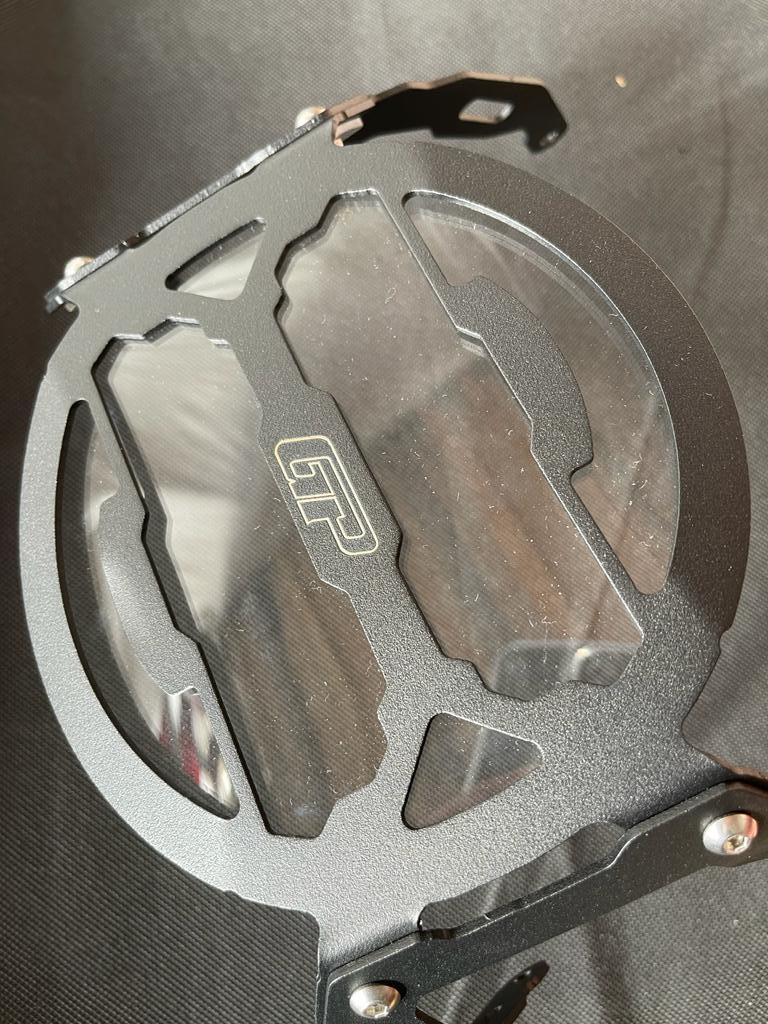 Honda CB125R Headlight Guard Plexiglass With Metal Frame  2018 Onwards