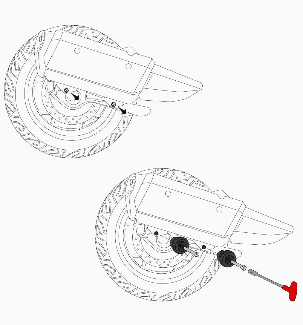 Yamaha XMAX exhaust guards sliders pair 2018-24