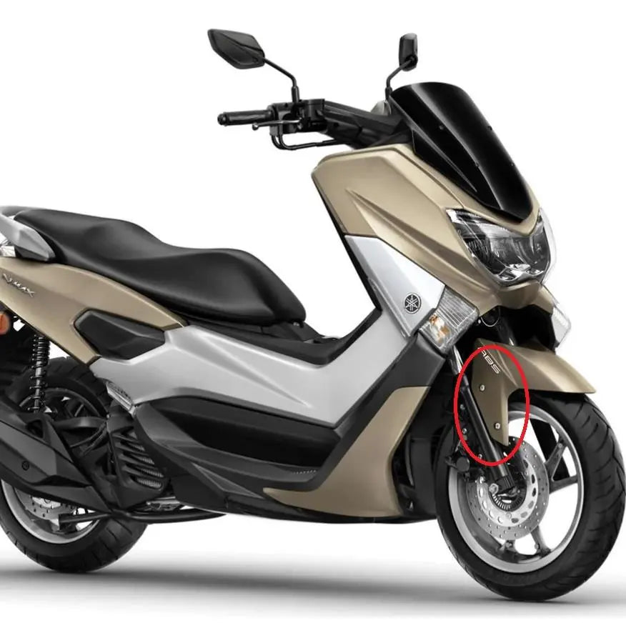 Yamaha Nmax 125 front fender accessories metal strips pair 2015-2020